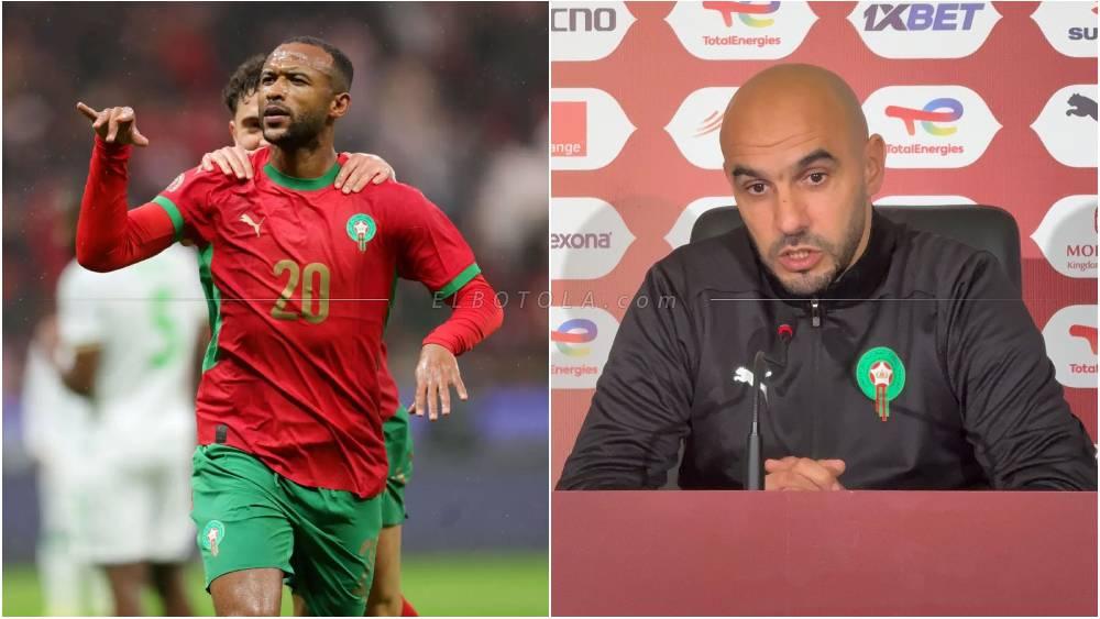 الركراكي: "الكعبي هو مثال للصبر والمثابرة بالنسبة للشباب المغربي"