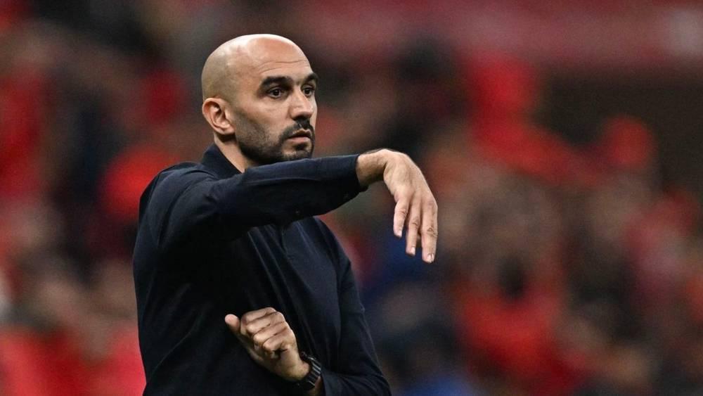 الركراكي: "لست راضيا أبدا عما قدمناه في الشوط الأول أمام تنزانيا وكان يمكن أن تحدث مفاجأة"