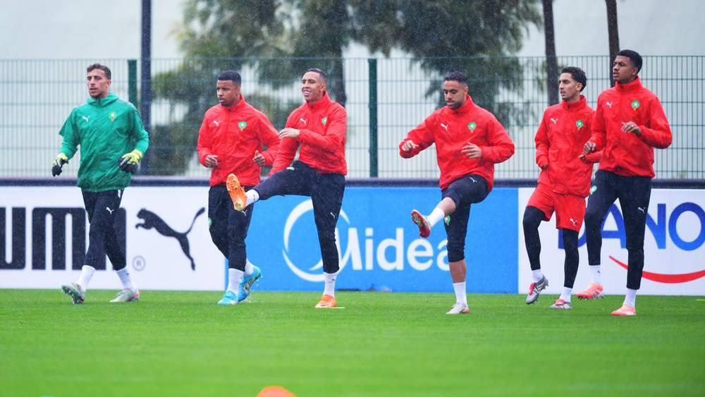 المنتخب المغربي يستأنف صباح اليوم تداريبه استعدادا لمواجهة الكاميرون في ربع نهائي الكان