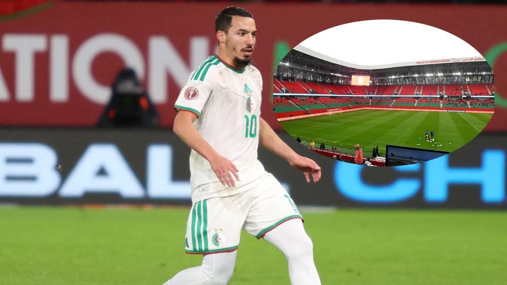بن ناصر (لاعب الجزائر): "جميع ملاعب المغرب في 'الكان' ذات نوعية جيدة جدًا"