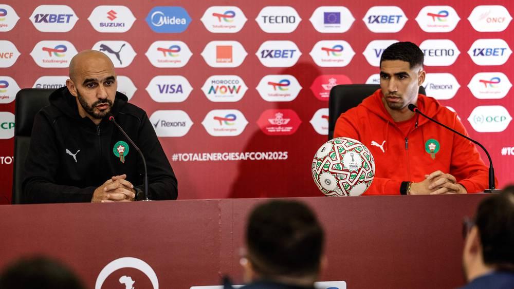 الركراكي: "سترون حكيمي في أوج عطائه بداية من مباراة الغد أمام الكاميرون"