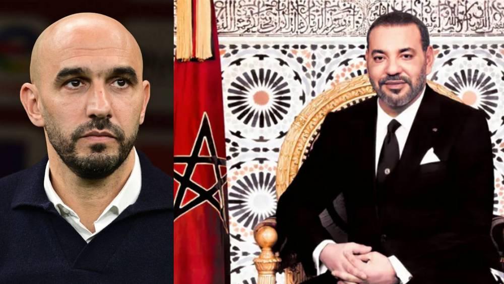 الركراكي: "الملك بعث لنا رسالة مؤثرة ساعدت اللاعبين بعد المباراة ضد مالي"