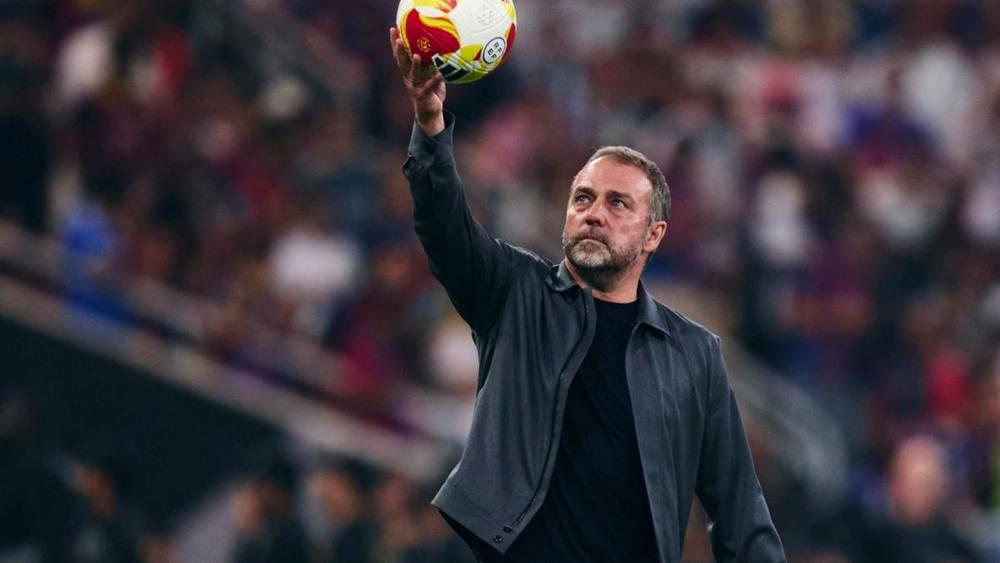 فليك ولابورتا يعبران عن سعادتهما بفوز الفريق على ريال مدريد