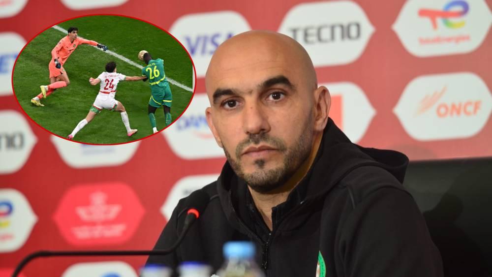 الركراكي: "بونو أبقانا على قيد الحياة في الشوط الأول ولكي تفوز بالألقاب يجب أن تمتلك حارسا مثله"