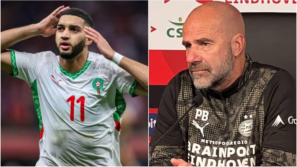 مدرب آيندهوفن: "أتفهم أن الصيباري يشعر بخيبة أمل بعد إهدار فرصة التتويج بالكان لكن هذه التجربة ستجعله لاعبا أفضل"