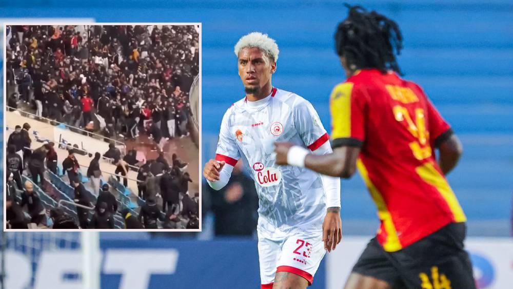عقوبات "منتظرة" ضد الترجي بعد أحداث الشغب في مدرجات ملعب "حمادي العقربي" خلال مواجهة سيمبا التنزاني