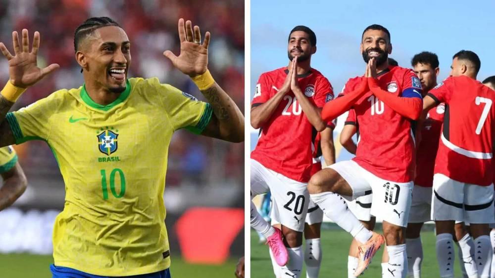 البرازيل تواجه مصر وديا استعدادا لملاقاة المغرب في مونديال 2026
