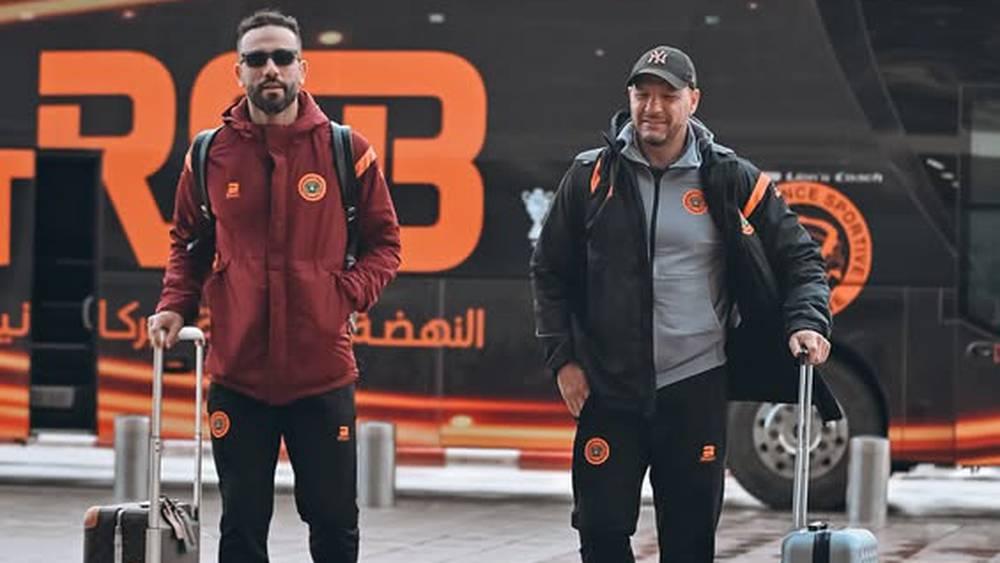 بعثة نهضة بركان تشد الرحال صوب مصر تأهبا لمواجهة بيراميدز في عصبة الأبطال
