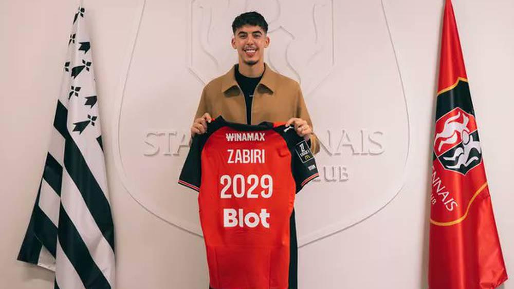 رسميا/ ستاد رين الفرنسي يعلن تعاقده مع الزابيري حتى 2029