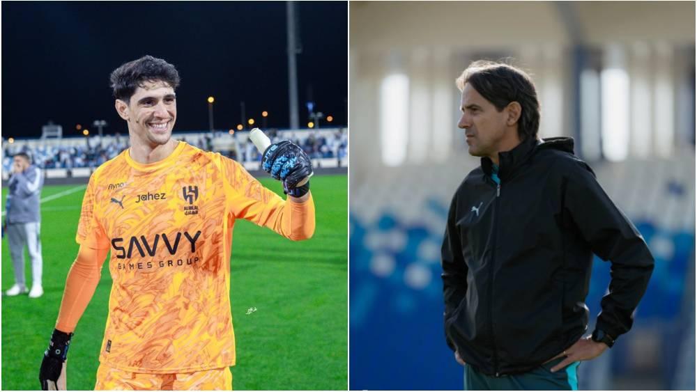 إنزاغي: "بونو حارس رائع ويعد قوة كبيرة لنا"