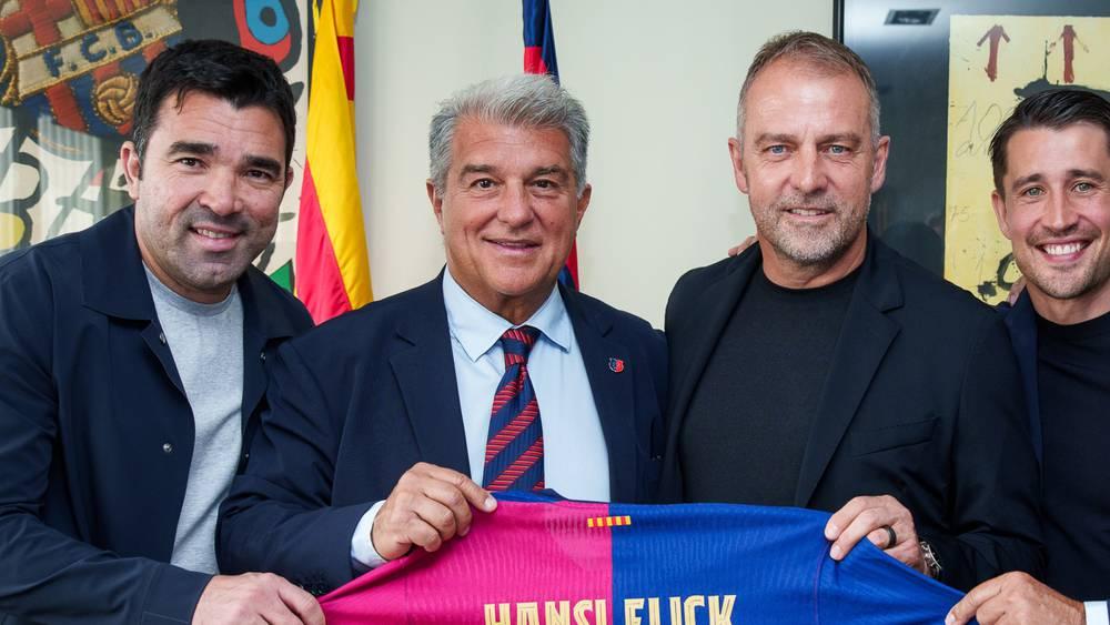 برشلونة يواجه احتمال رحيل فليك وديكو بعد الانتخابات الرئاسية