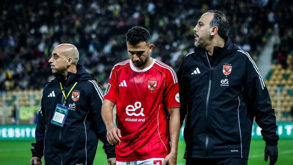 الأهلي يعلن إصابة تريزيغيه بشد أسفل العضلة الخلفية قبل مواجهة الجيش الملكي