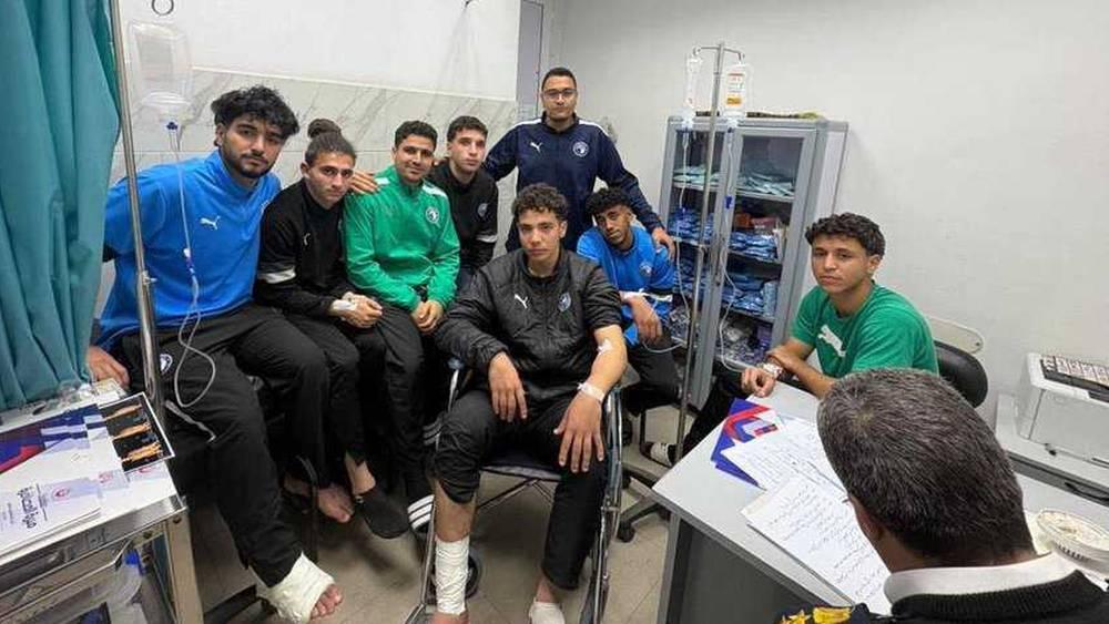 إصابات متفاوتة في صفوف ناشئي بيراميدز بعد سقوط مصعد من الطابق الرابع