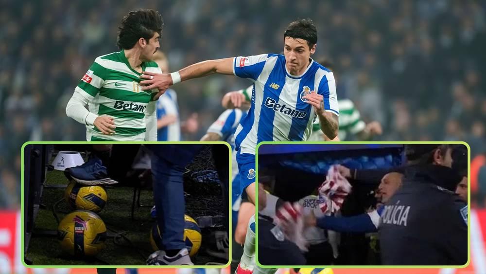 سرقة المنشفات وإخفاء الكرات في قمة الدوري البرتغالي بين بورتو وسبورتينغ!