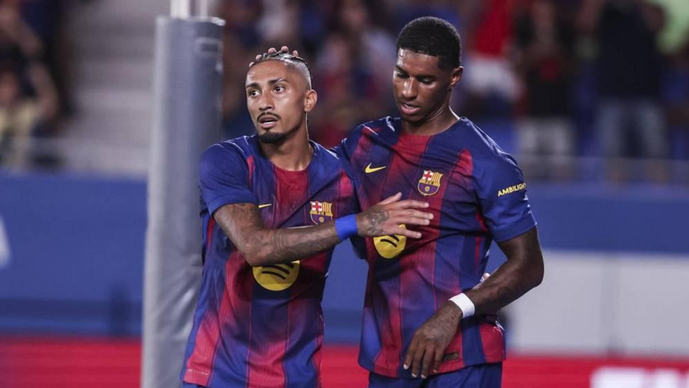 رافينيا وراشفورد يغيبان عن برشلونة ضد أتلتيكو مدريد في نصف نهائي كأس الملك