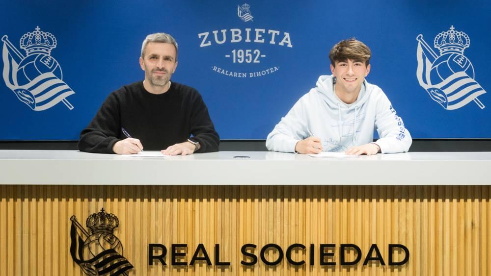 La Real Sociedad prolonge Mikel Rodríguez jusqu'en 2029