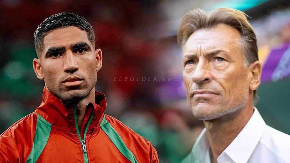 رونار: "لست من اكتشف حكيمي مع المنتخب المغربي بل هي شبكة الكشافين التي أنشأتها الجامعة"