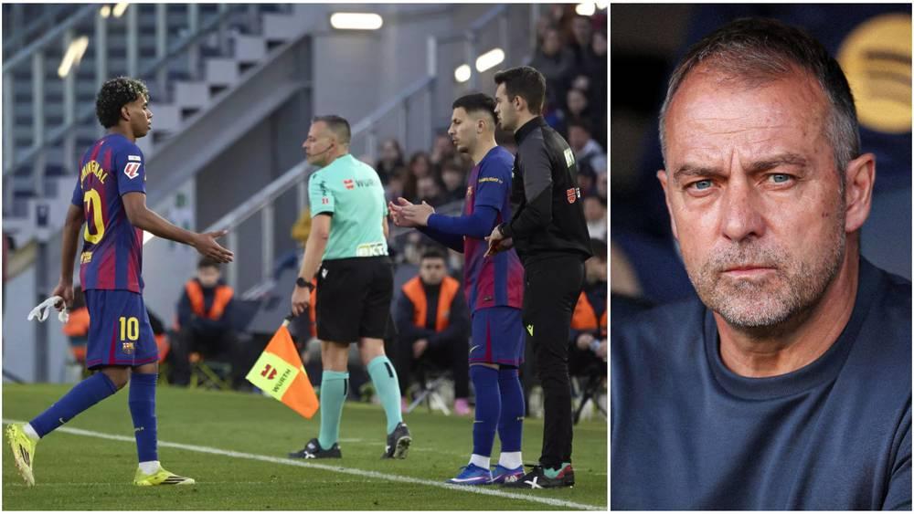 فليك: "غضب يامال؟ الأهم هو انتصارنا ولدينا لاعبون يستحقون أيضًا اللعب مثل روني"