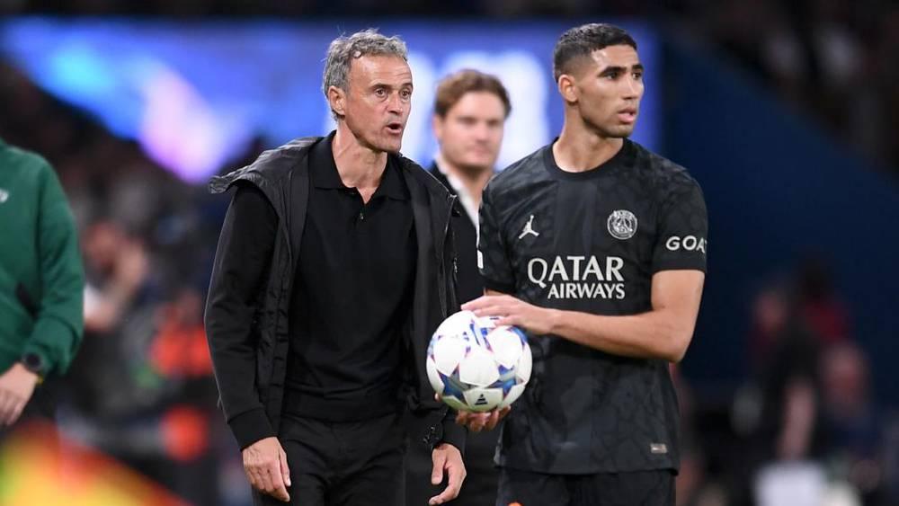 إنريكي يرفض التعليق على قضية حكيمي: "الأمر بين يدي العدالة"