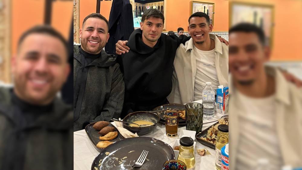 دياز يشارك المغاربة وجبة الإفطار في المركز الثقافي الإسلامي بمدريد