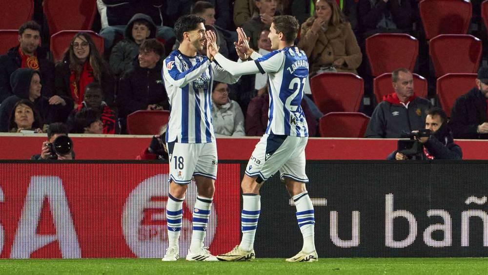 هدف كارلوس سولير يمنح ريال سوسيداد الفوز على مايوركا في الدوري الإسباني