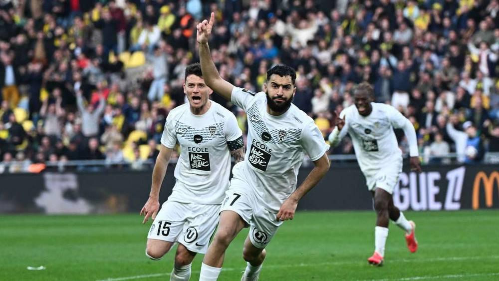 أمين سباعي يسجل هدف فوز أنجيه على نانت في الدوري الفرنسي