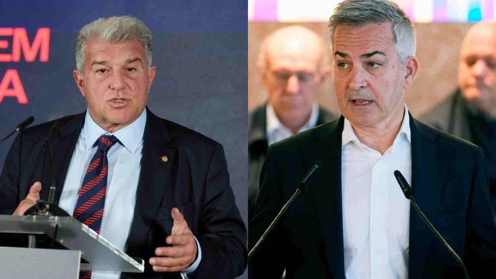 انحصار سباق رئاسة نادي برشلونة بين خوان لابورتا وفيكتور فونت قبل انتخابات مارس