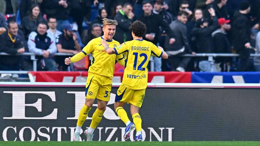 هيلاس فيرونا يقلب تأخره أمام بولونيا إلى فوز بهدفين مقابل هدف في الدوري الإيطالي