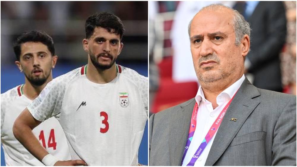 رئيس الاتحاد الإيراني: "كيف يمكن أن تكون متفائلاً بكأس العالم التي ستُقام في الولايات المتحدة؟"