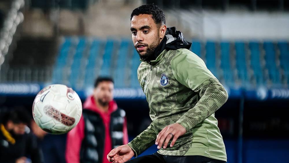 بيراميدز يجري حصته الأولى في ملحق ملعب مولاي عبد الله استعدادا لملاقاة الجيش الملكي