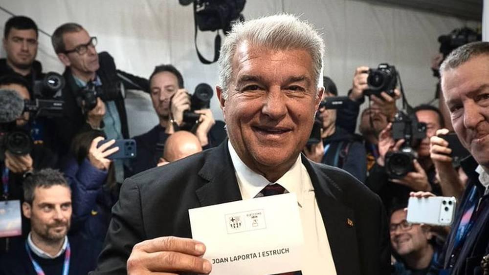 رسميا/ لابورتا يفوز برئاسة نادي برشلونة إلى غاية 2031