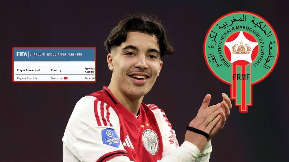 رسميا/ "الفيفا" يعلن تغيير الجنسية الرياضية لريان بونيدا من البلجيكية إلى المغربية