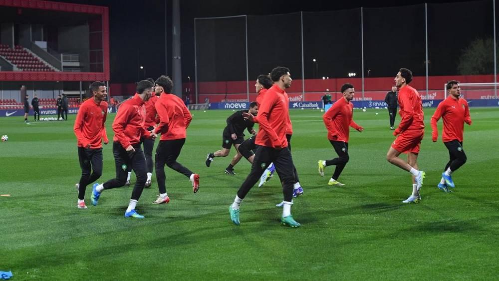 المنتخب المغربي ينهي استعداداته لمواجهة الإكوادور غدا الجمعة
