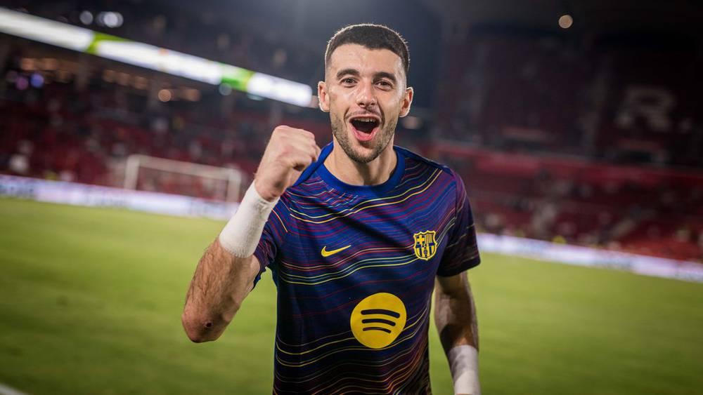 غارسيا (حارس برشلونة): "حلمي هو الفوز بدوري أبطال أوروبا وكأس العالم"