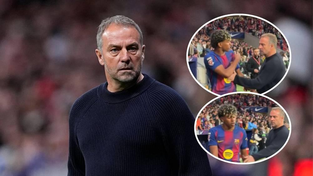 فليك عن ردة فعل لامين يامال: "تحدثنا في غرفة الملابس وكل شيء على ما يرام"