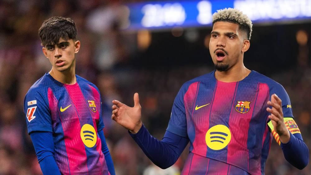 برشلونة يعلن حضور أراوخو وغياب بيرنال عن قمة دوري الأبطال ضد أتلتيكو مدريد