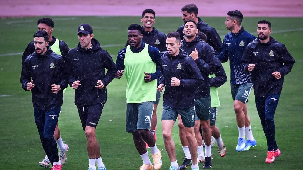 الجيش الملكي يجري عشية اليوم حصة تدريبية مفتوحة أمام وسائل الإعلام استعدادا لملاقاة نهضة بركان