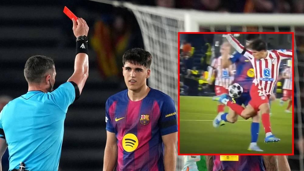 حكم مباراة برشلونة وأتلتيكو مدريد قد يُستبعد من إدارة باقي مباريات دوري الأبطال هذا الموسم بسبب لقطة كوبارسي!