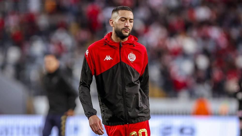 Ziyech absent du Wydad pour le deuxième match consécutif en raison d'une blessure