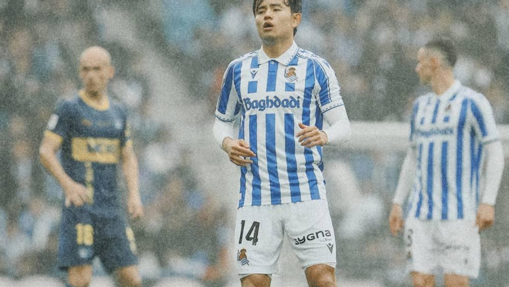 عودة تاكيفوسا كوبو تدعم ريال سوسيداد قبل نهائي كأس ملك إسبانيا المرتقب