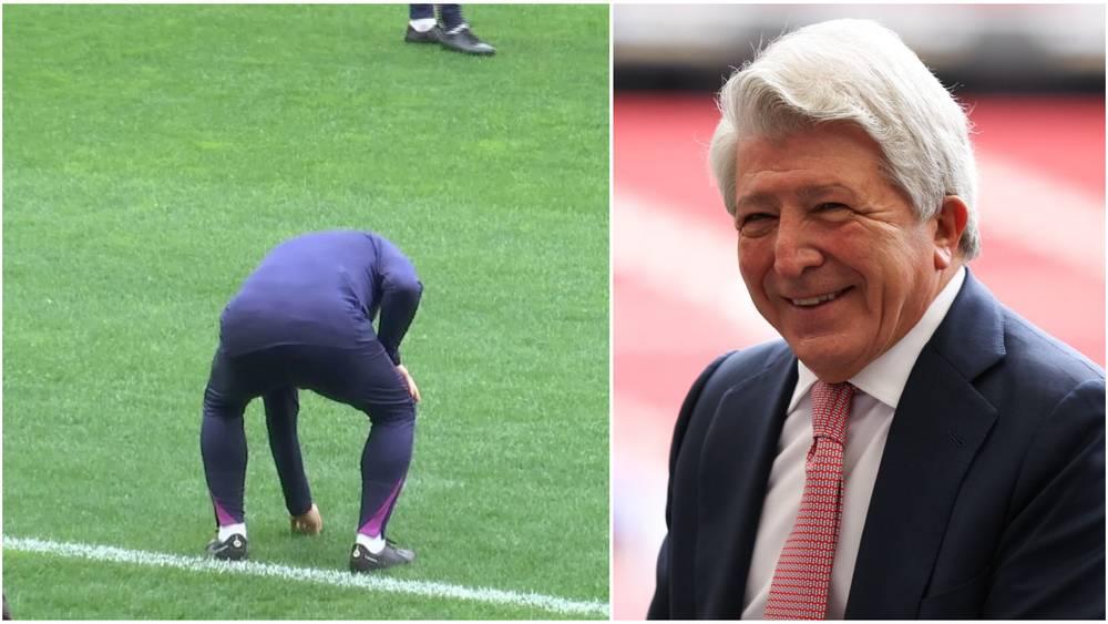 رئيس أتلتيكو مدريد يسخر من شكوى برشلونة: "ارتفاع العشب؟ بعض الناس يحبون الشعر القصير والبعض الآخر يحب الشعر الطويل"