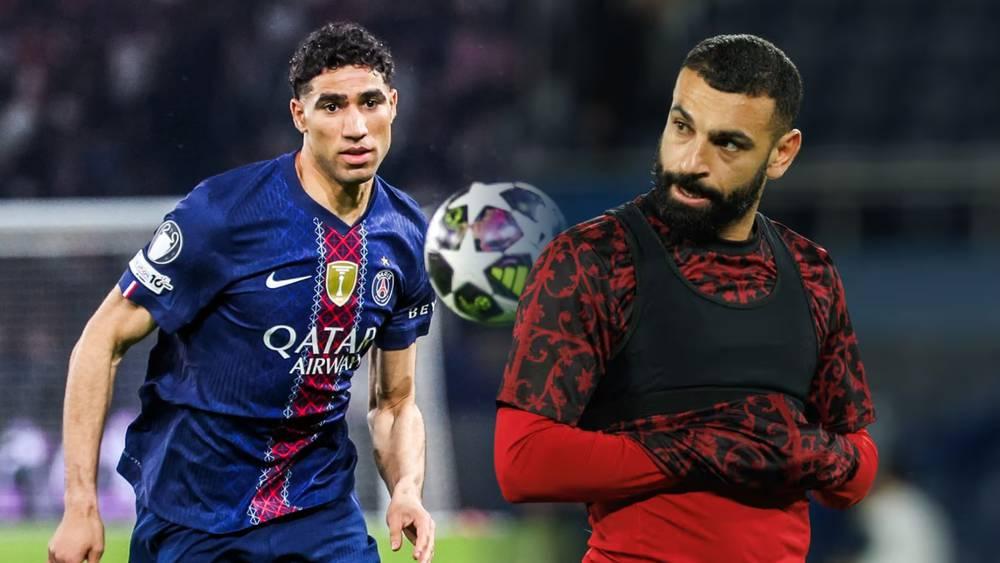 حكيمي أساسي كعادته وصلاح احتياطي من جديد في مباراة ليفربول ضد باريس سان جيرمان