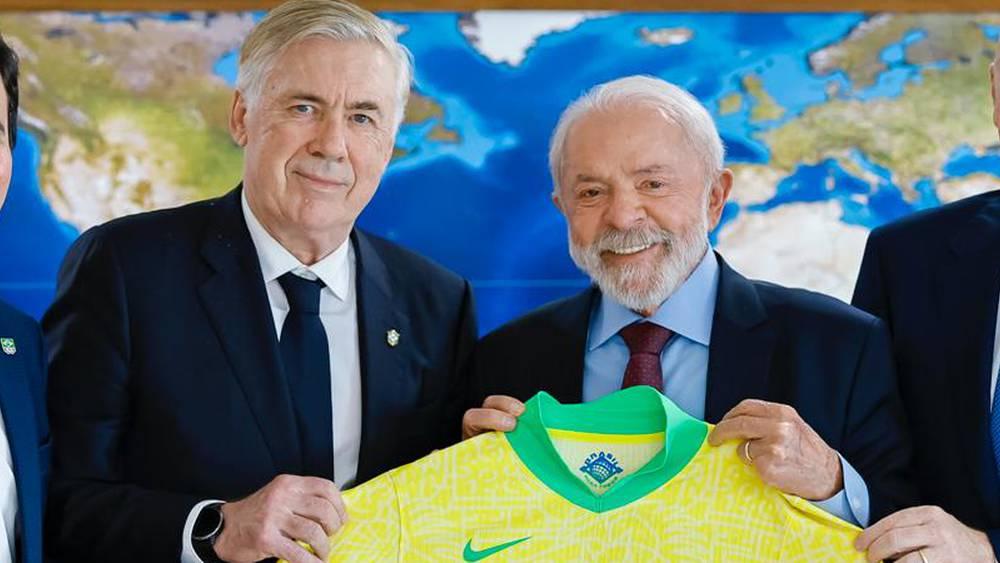 رئيس البرازيل: "أنشيلوتي استشارني بشأن استدعاء نيمار وقلت له إن الاختيار يجب أن يكون بالأداء لا بالاسم"