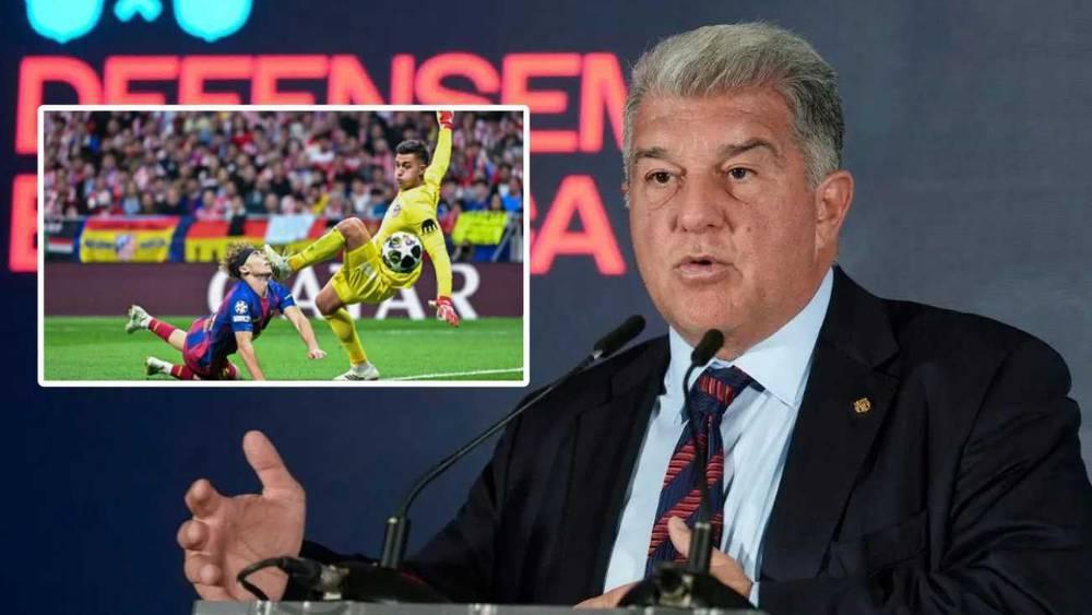 Laporta: "El arbitraje de ayer fue una vergüenza"