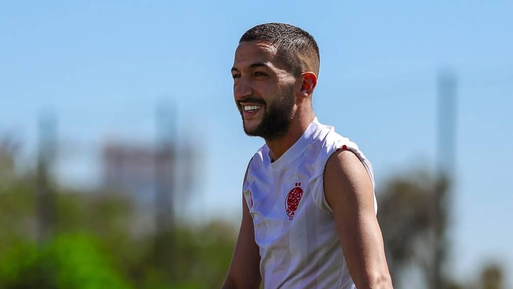 زياش يعود لتداريب الوداد الرياضي قبل مواجهة الكوكب المراكشي