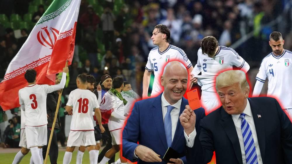 ترامب يقترح مشاركة إيطاليا في كأس العالم بدلا من إيران.. وزير الرياضة الإيطالي يرد: "التأهل يكون فوق أرضية الملعب"