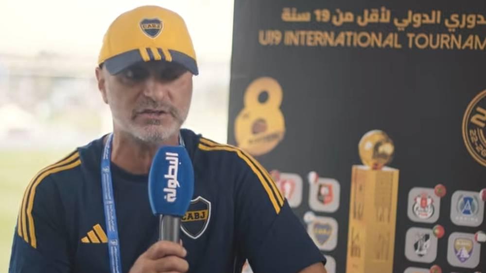 مدرب بوكا جونيورز لـ"البطولة": "ما رأيته في أكاديمية محمد السادس مبهر جدا وتتويج المغرب بمونديال الشباب مستحق"