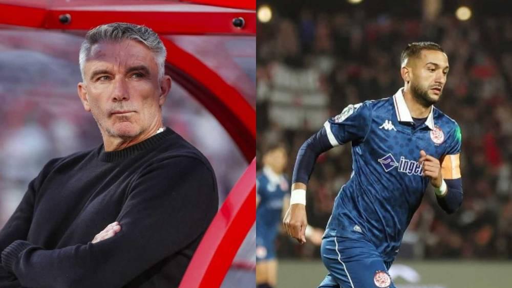 كارتيرون: "تعمدت إراحة زياش لتفادي أي مخاطرة رغم رغبته في المشاركة بأي ثمن"