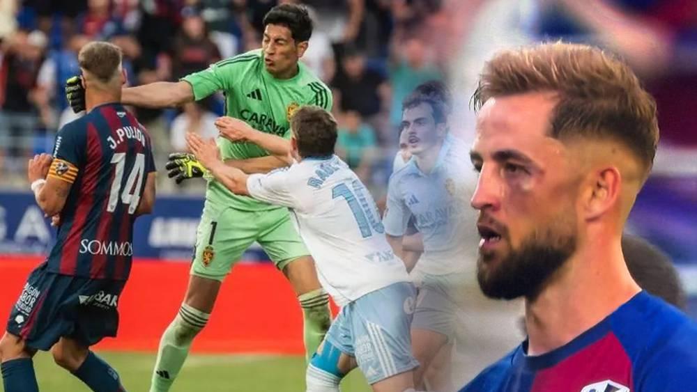 حارس سرقسطة يعتذر بعد واقعة لكْم لاعب هويسكا: "لم أتلق سوى بطاقة حمراء واحدة في مسيرتي وأنا نادم بشدة"