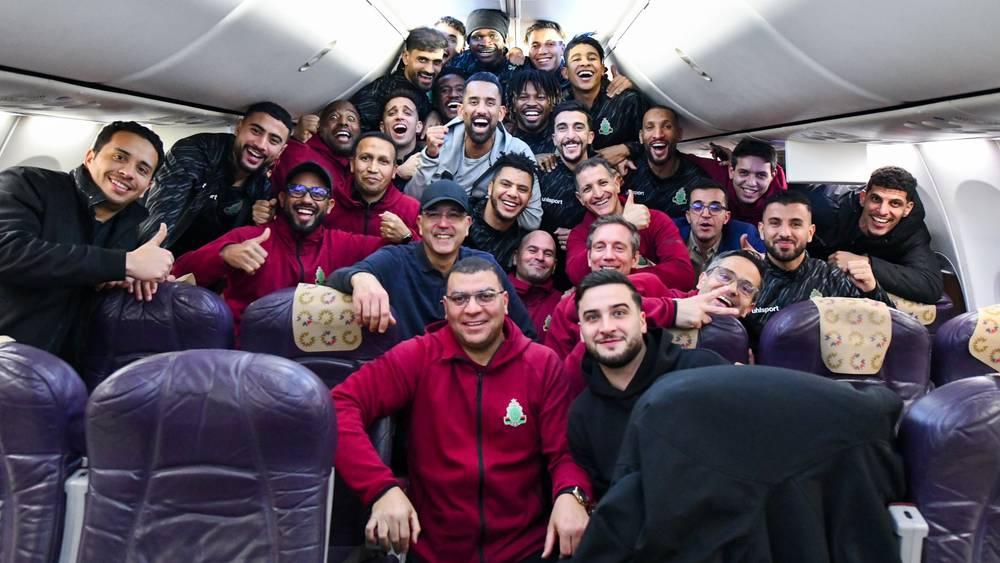 طائرة خاصة تقل بعثة الجيش الملكي صوب بريتوريا يوم الـ12 من ماي المقبل تأهبا لمواجهة سان داونز